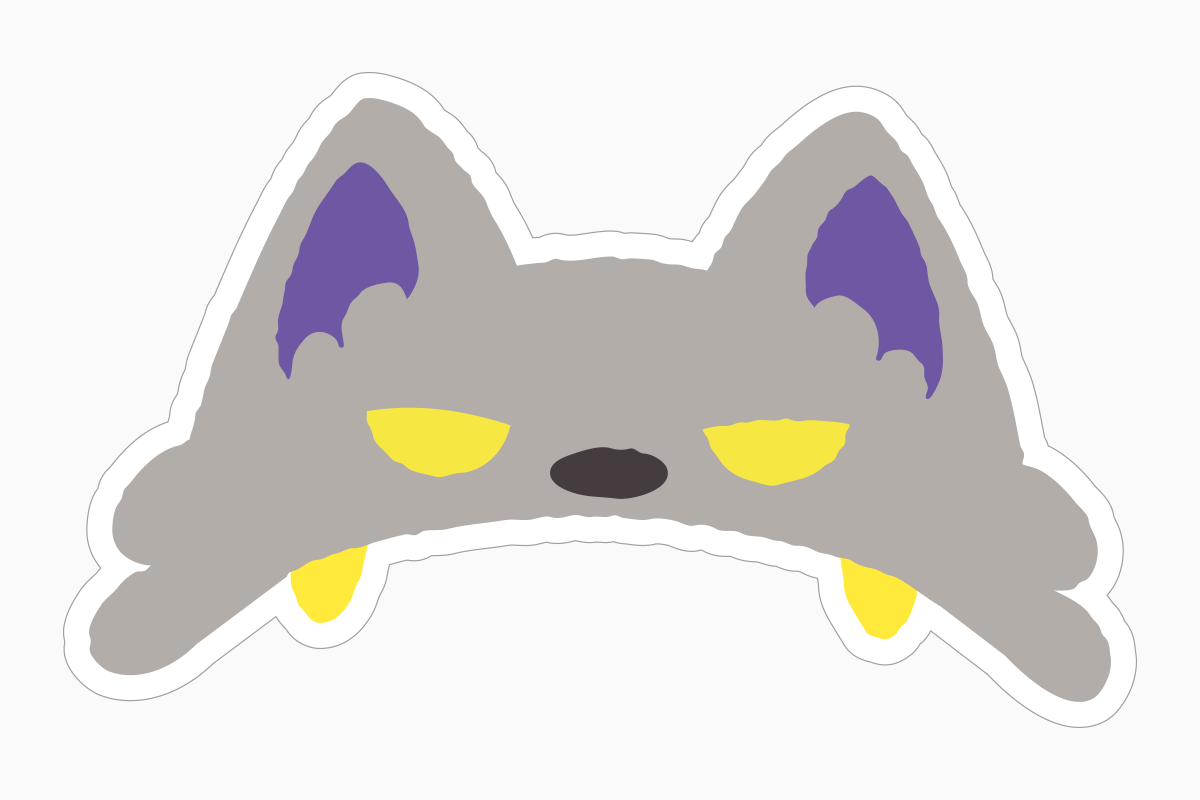 オオカミマスクの見本