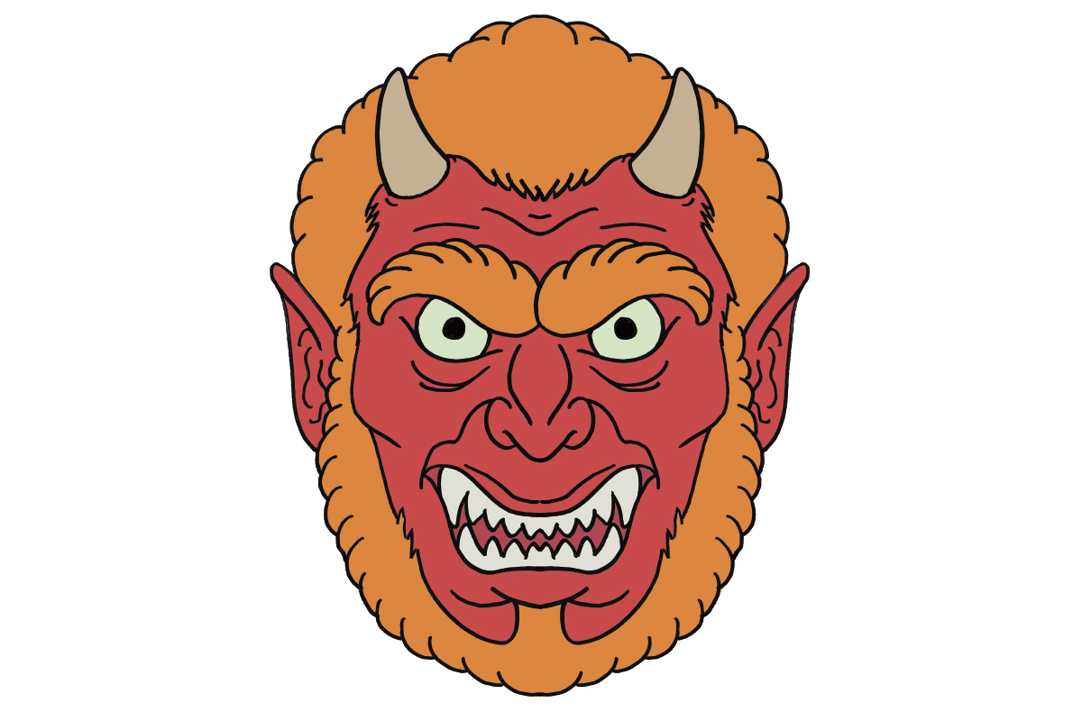 オニのおめんシリーズ・こわいオニ