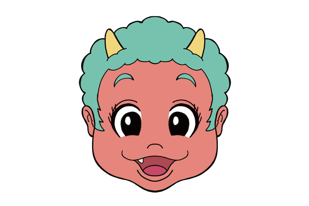 オニのおめんシリーズ・かわいいオニ