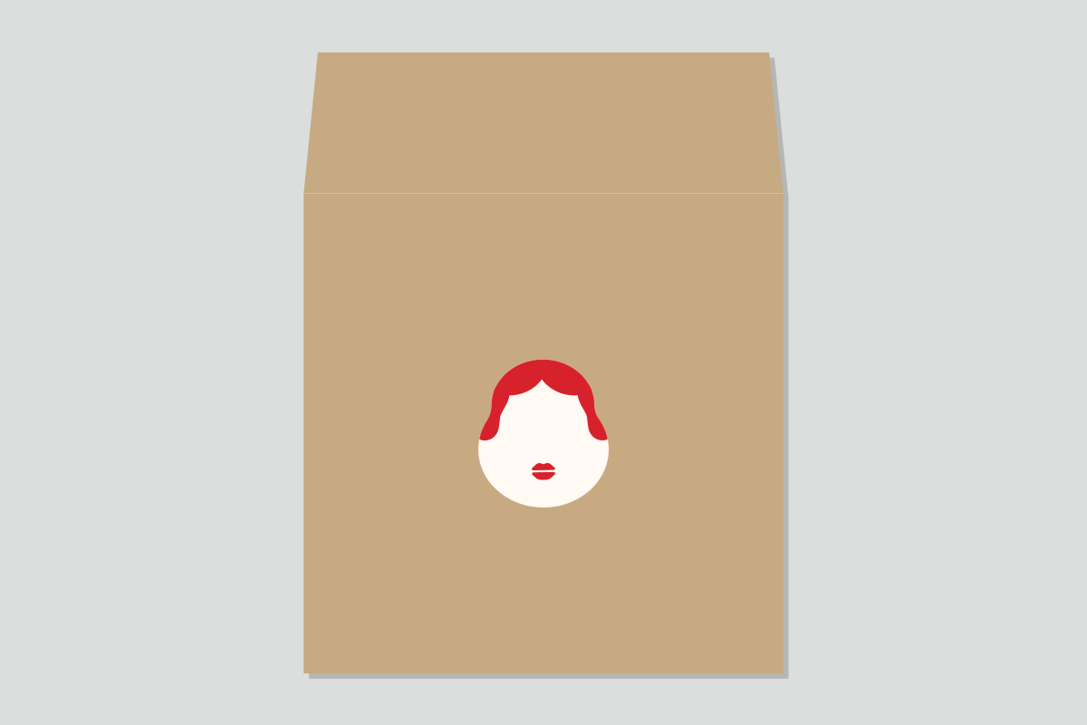 お年玉ポチ袋シリーズ・おかめ